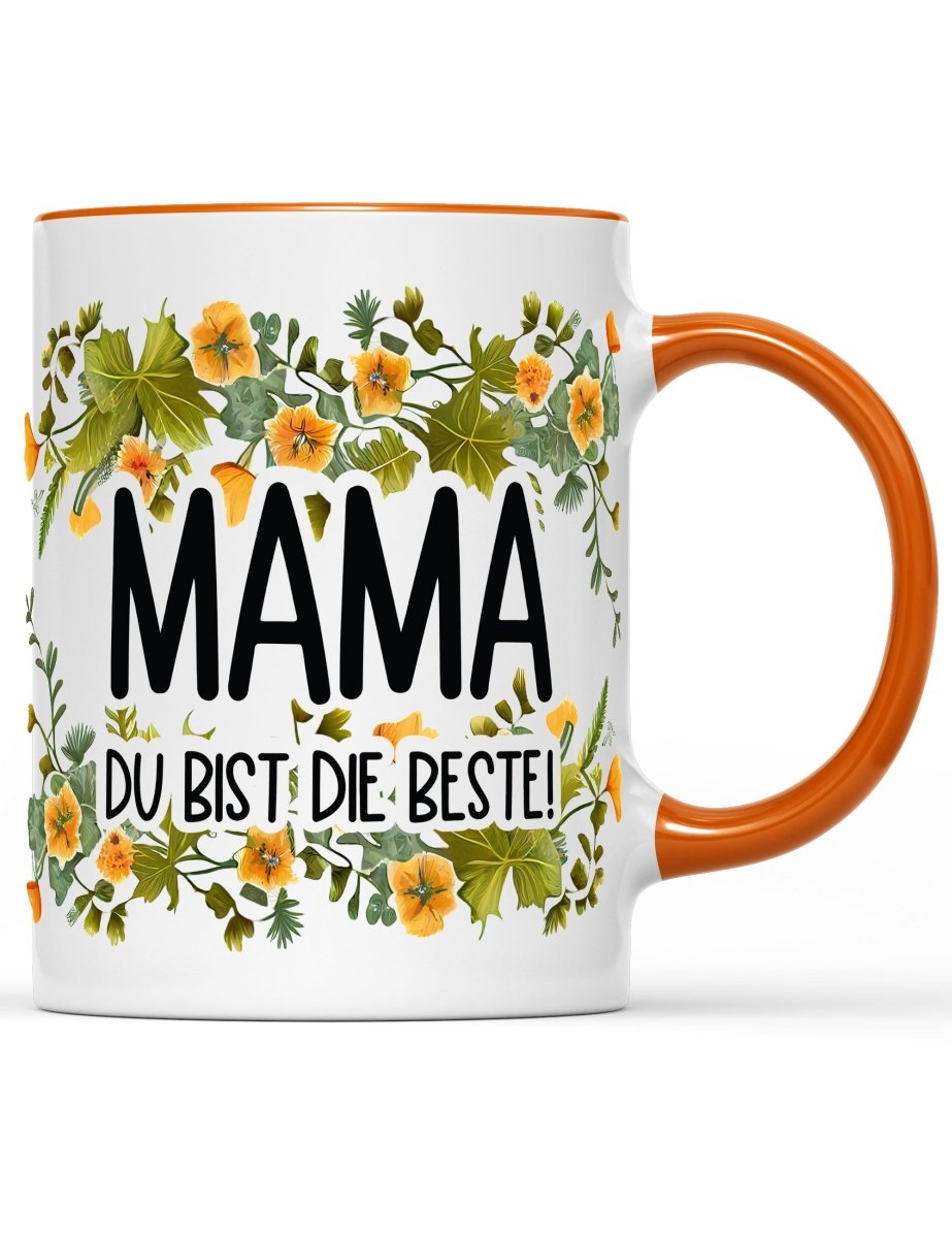 Tasse Mama du bist die Beste! Muttertag Special - Schwarzer - Kaffee