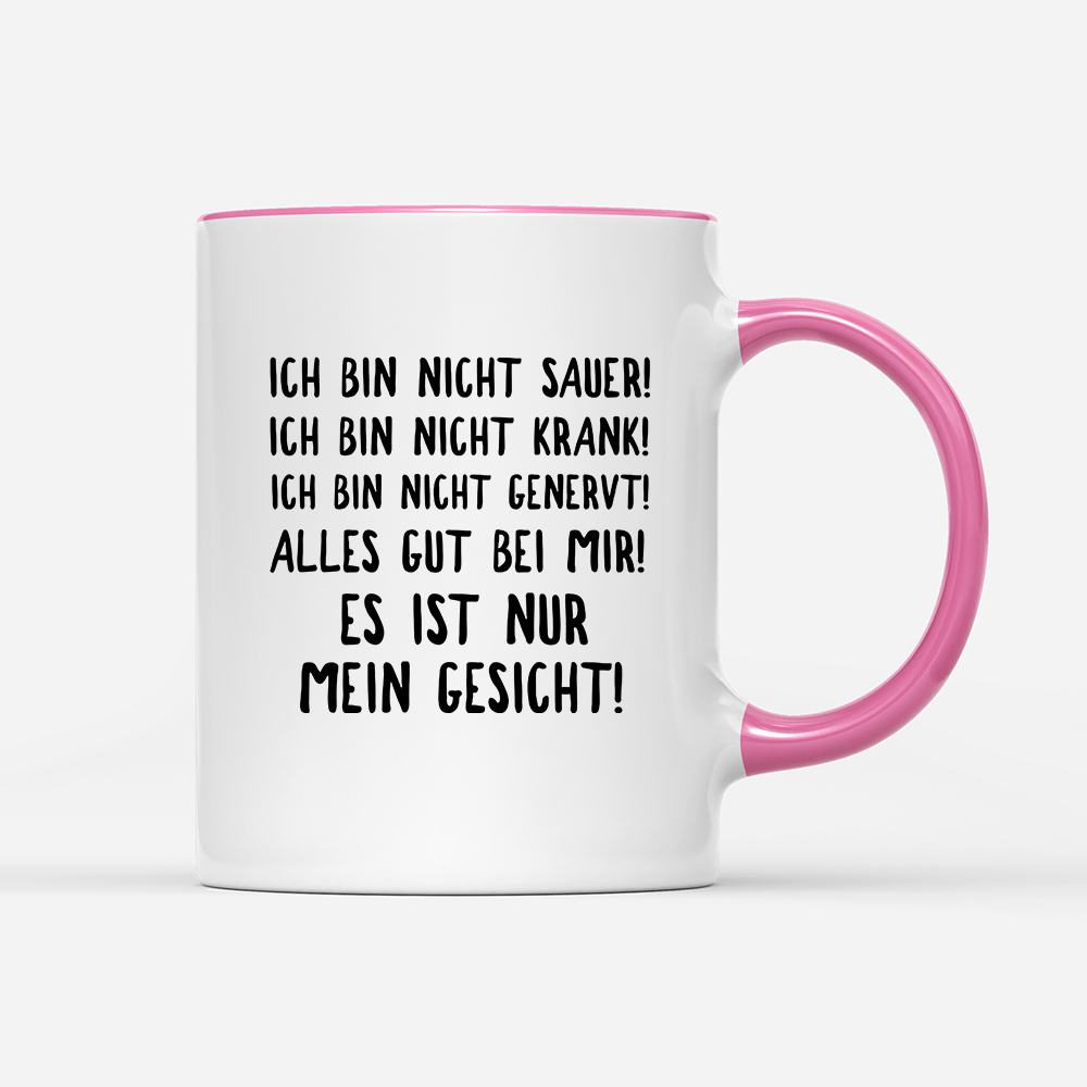Tasse Mein Gesicht - Schwarzer - Kaffee