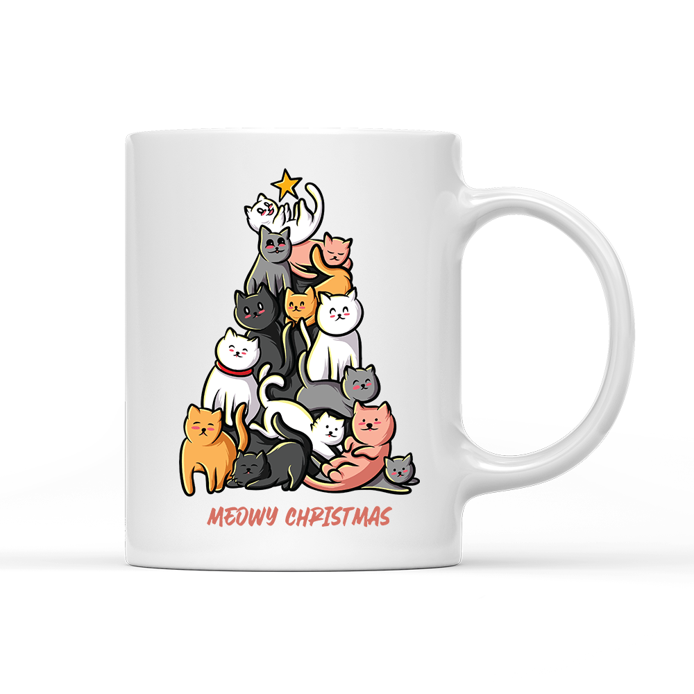 Tasse Meowy Christmas - Schwarzer - Kaffee