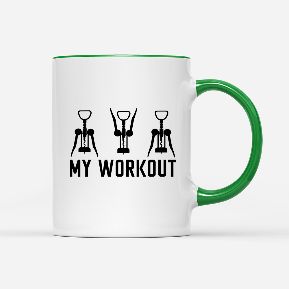 Tasse My Workout - Schwarzer - Kaffee