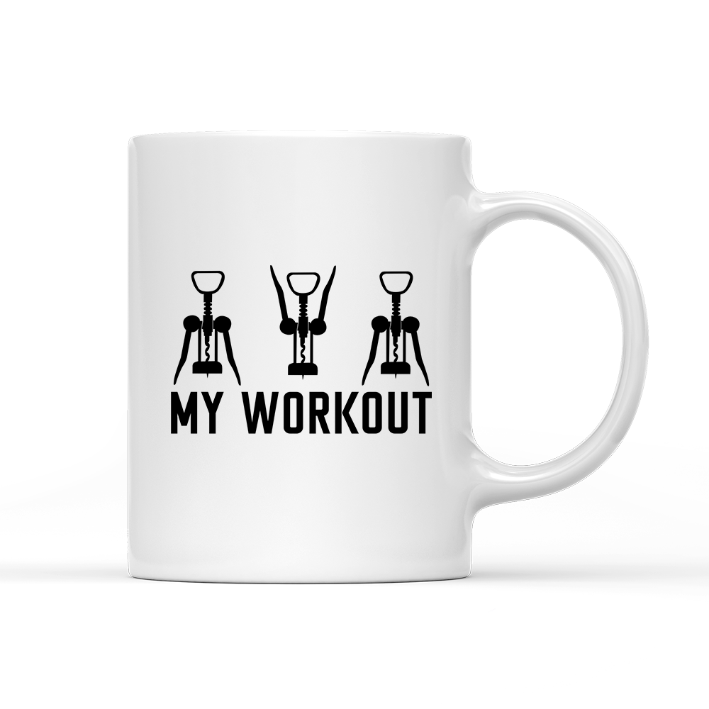 Tasse My Workout - Schwarzer - Kaffee