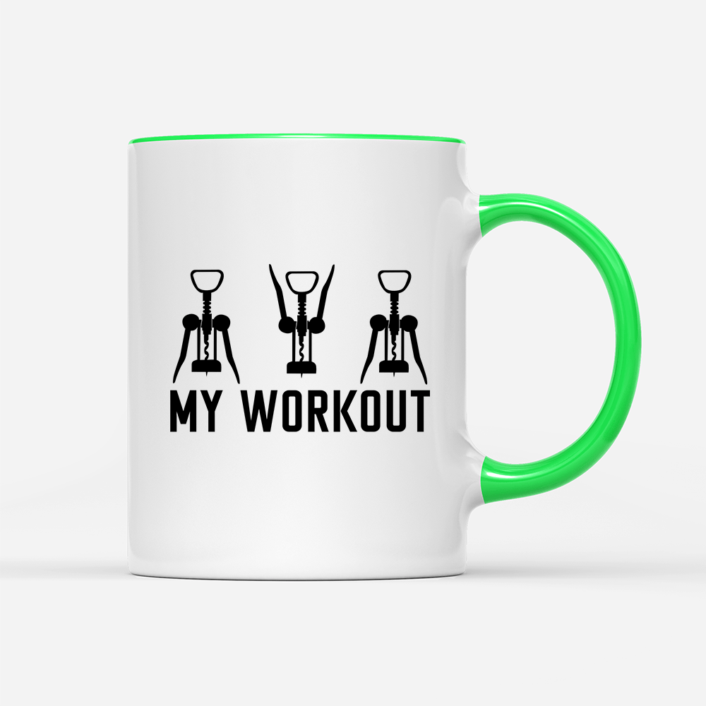 Tasse My Workout - Schwarzer - Kaffee