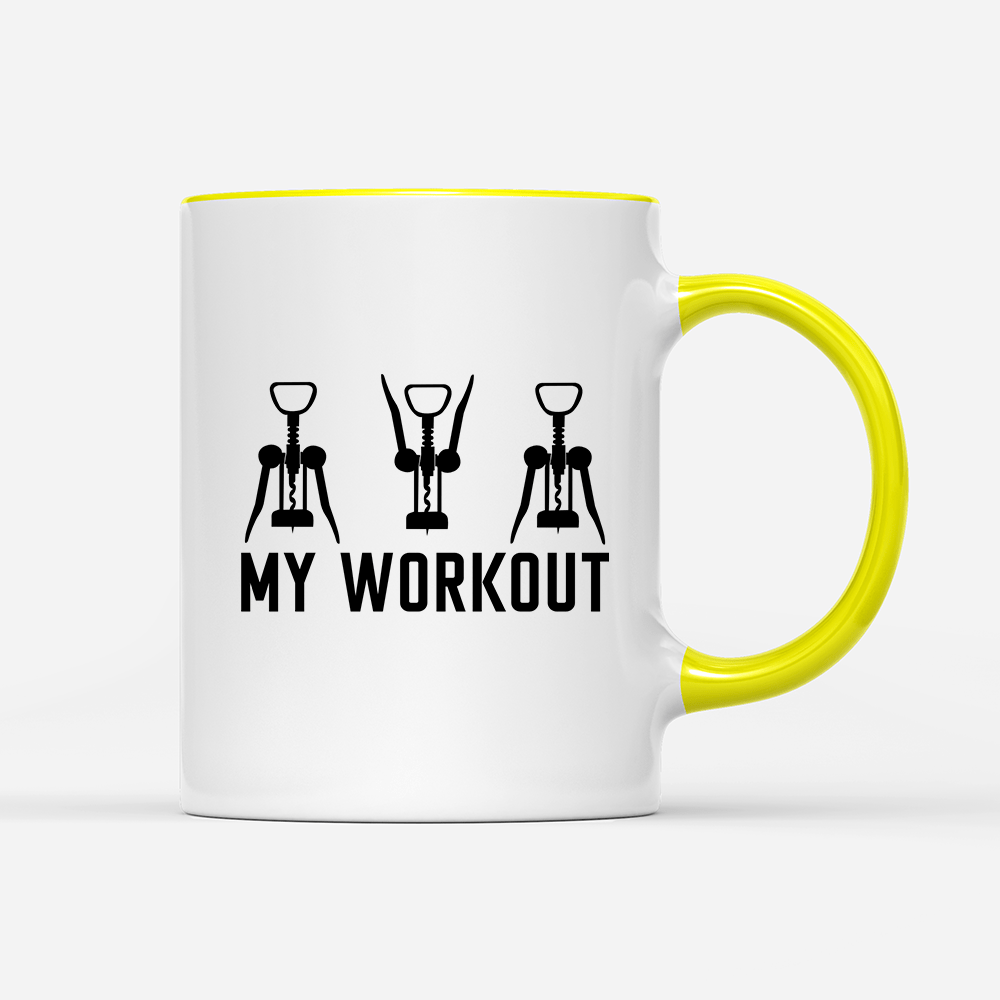 Tasse My Workout - Schwarzer - Kaffee