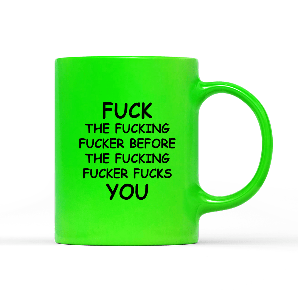 Tasse Neon Fuck - Schwarzer - Kaffee