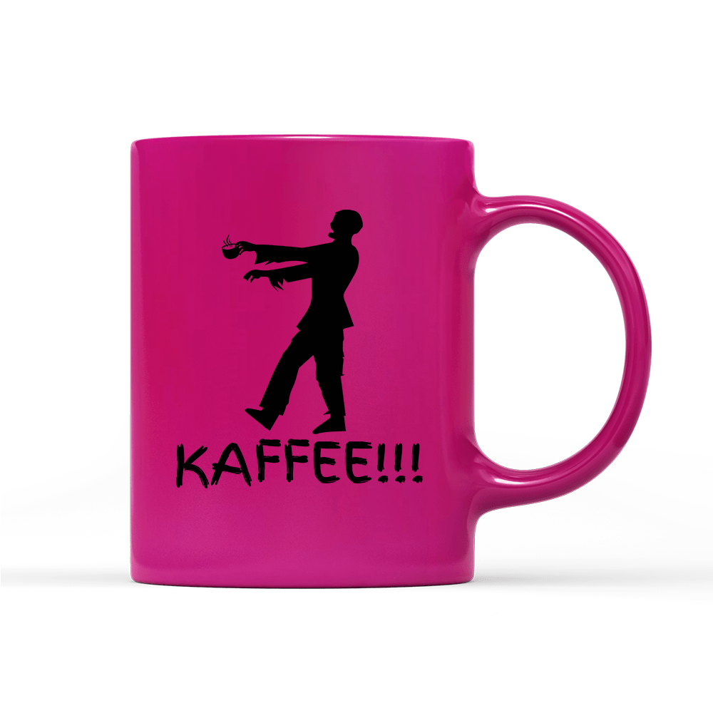 Tasse Neon Zombie Kaffee - Schwarzer - Kaffee