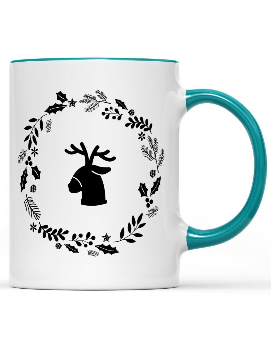 Tasse Rentier Weihnachten - Schwarzer - Kaffee