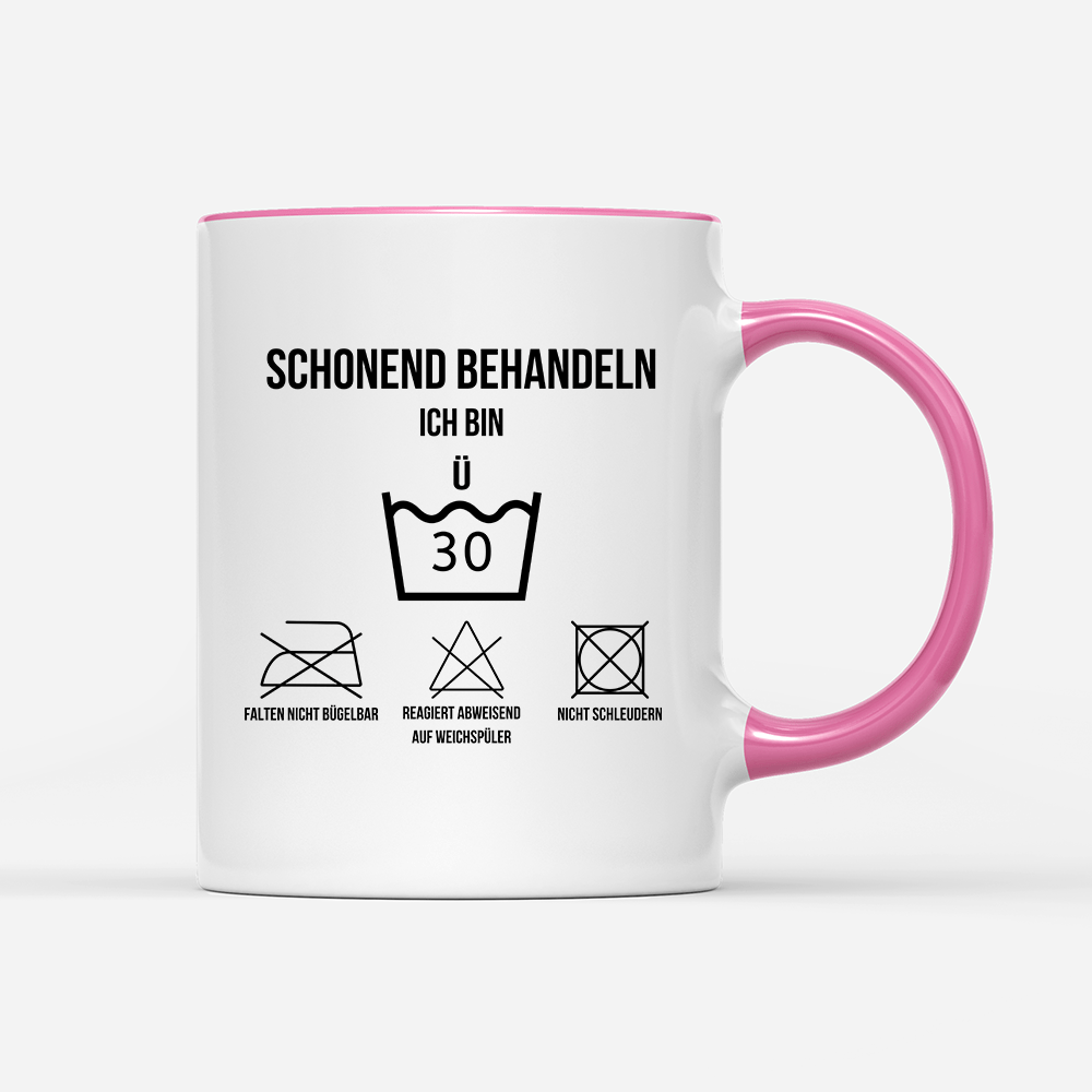 Tasse Schonend behandeln 30 - Schwarzer - Kaffee