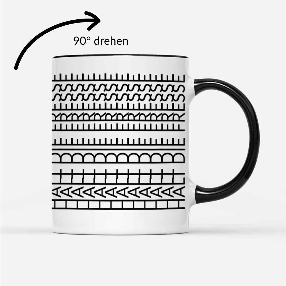 Tasse Undercover Halt die Fresse - Schwarzer - Kaffee