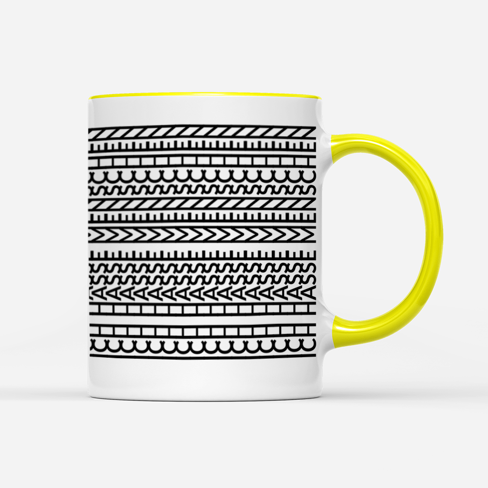 Tasse Undercover Ich hasse Menschen - Schwarzer - Kaffee