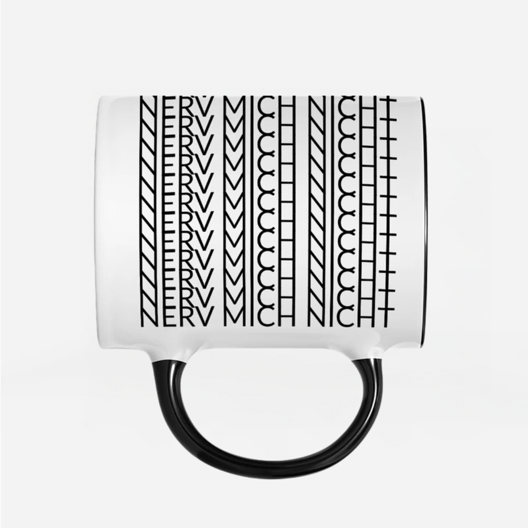 Tasse Undercover Nerv mich nicht - Schwarzer - Kaffee