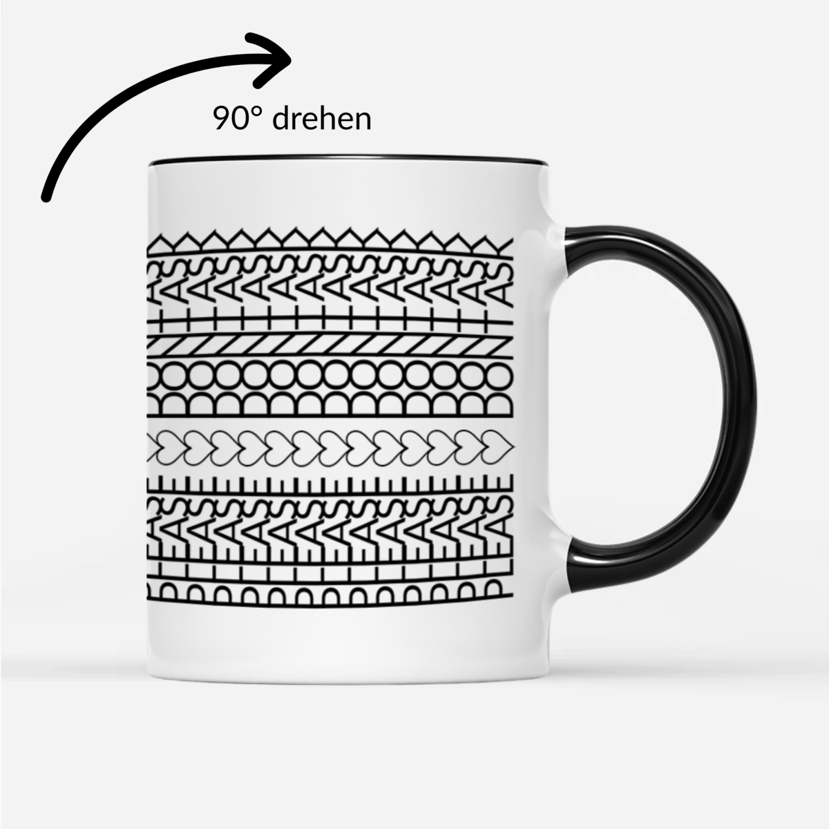 Tasse Undercover Please don´t ask - Schwarzer - Kaffee