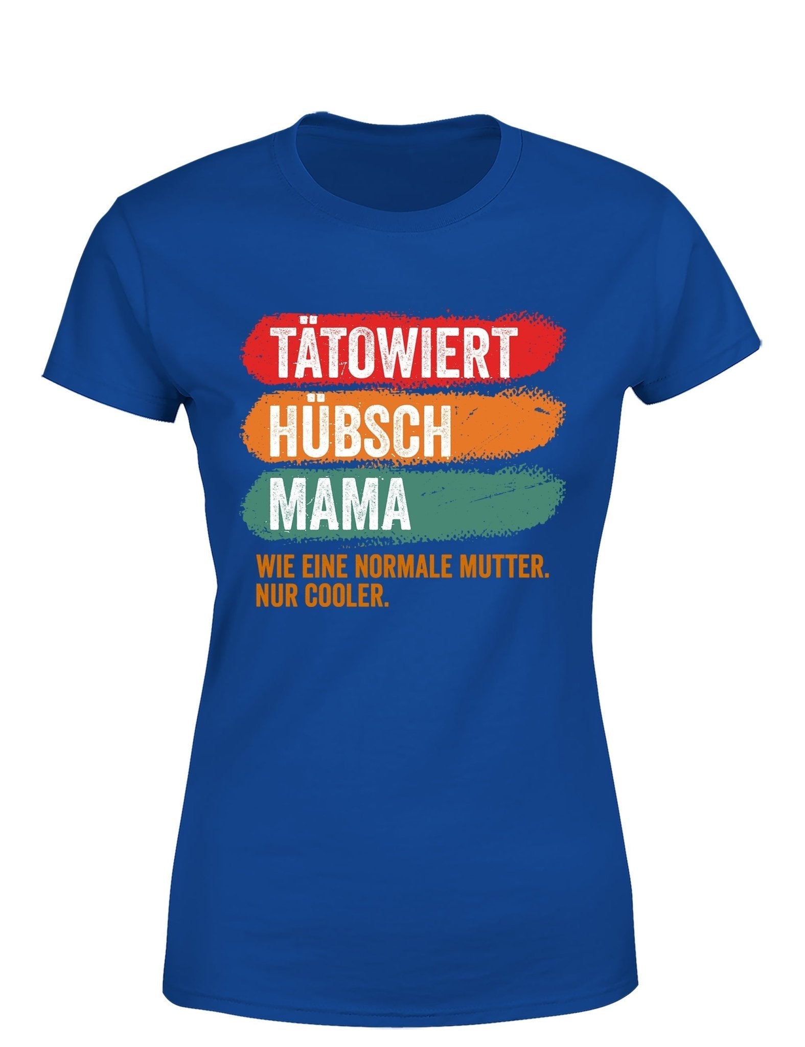 Tätowiert hübsch Mama Damen T-Shirt - tshirtladen - T-Shirt