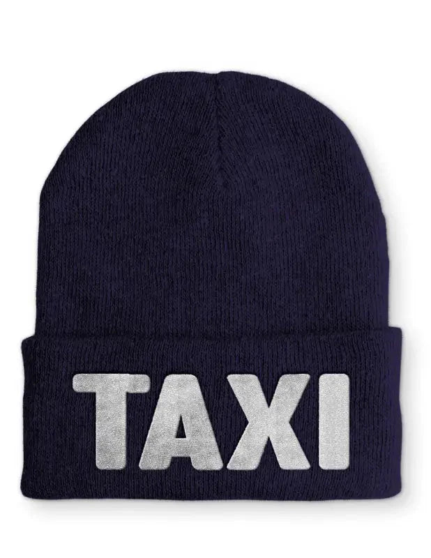 TAXI Statement Beanie Mütze mit Spruch - tshirtladen - Mütze