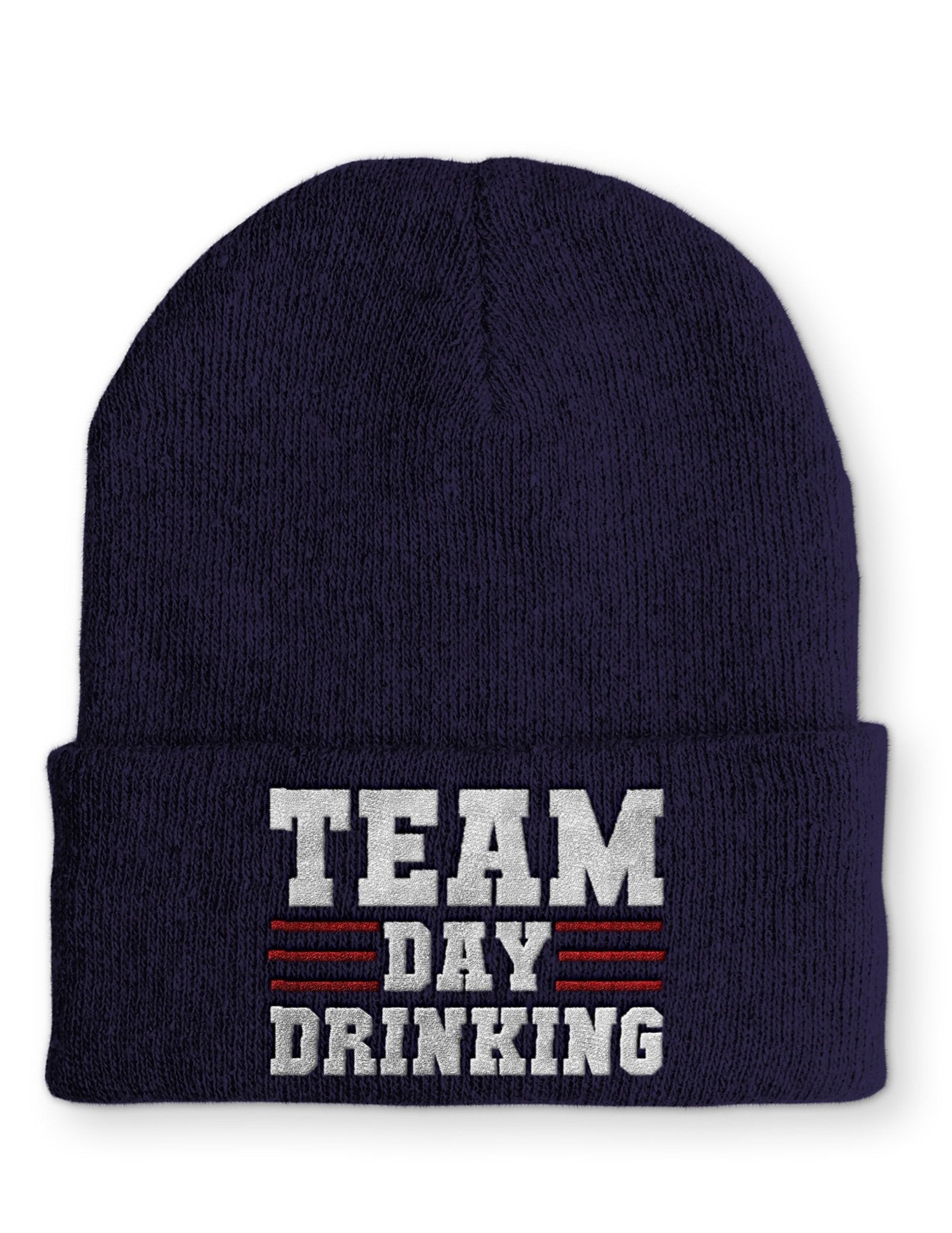 Team Day Drinking Statement Beanie Mütze mit Spruch - tshirtladen - Mütze