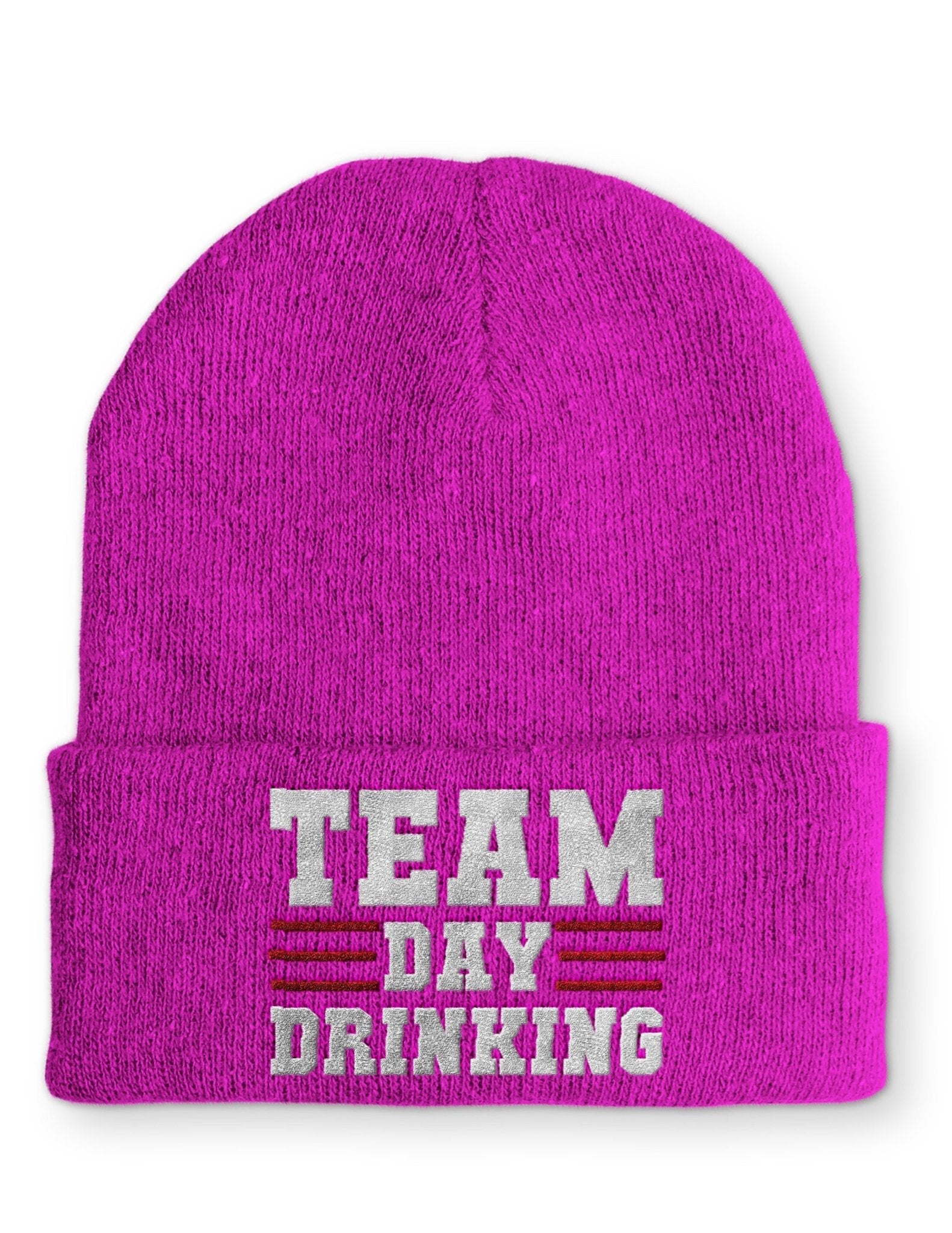 Team Day Drinking Statement Beanie Mütze mit Spruch - tshirtladen - Mütze