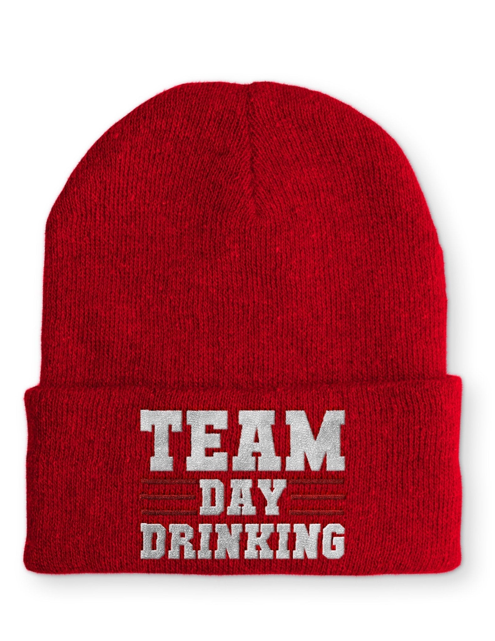 Team Day Drinking Statement Beanie Mütze mit Spruch - tshirtladen - Mütze