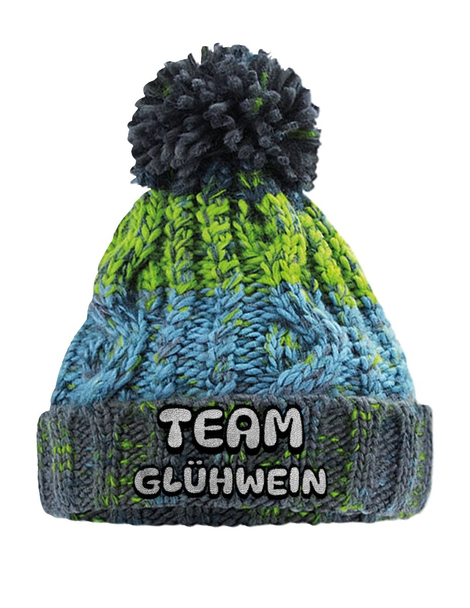 Team Glühwein Bommelmütze - Schwarzer - Kaffee