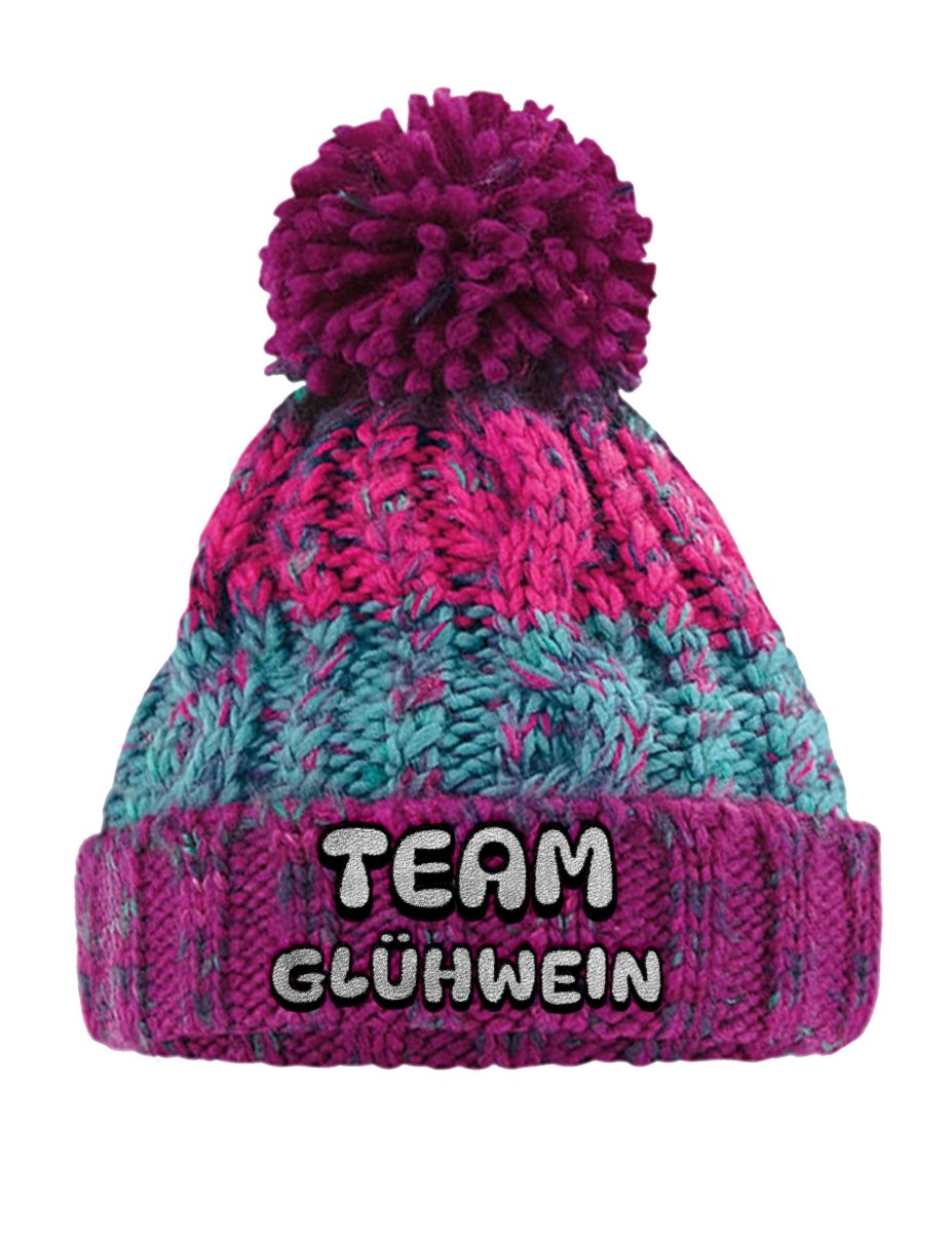 Team Glühwein Bommelmütze - Schwarzer - Kaffee