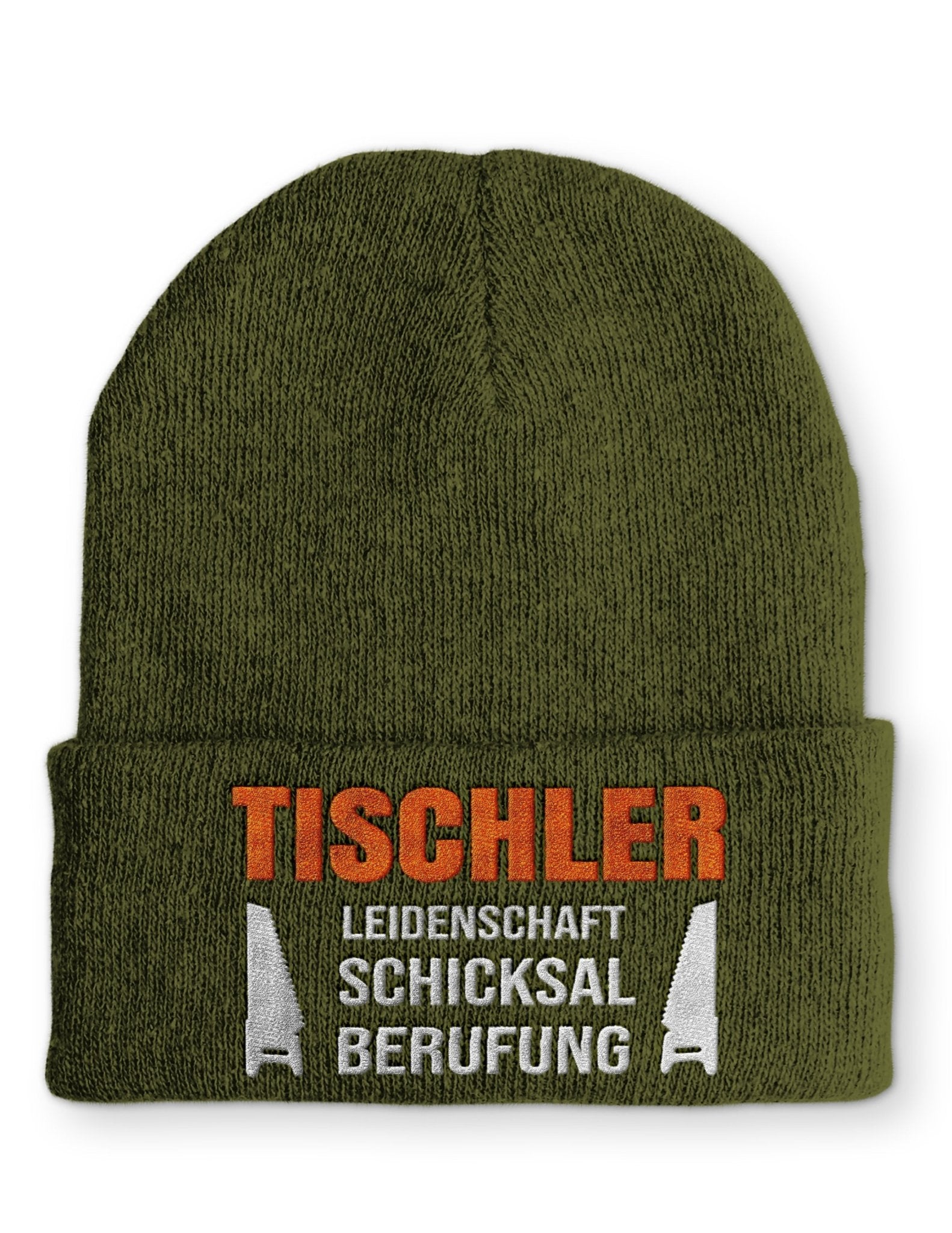 Tischler Leidenschaft Schicksal Berufung Beanie Mütze mit Spruch - tshirtladen - Mütze