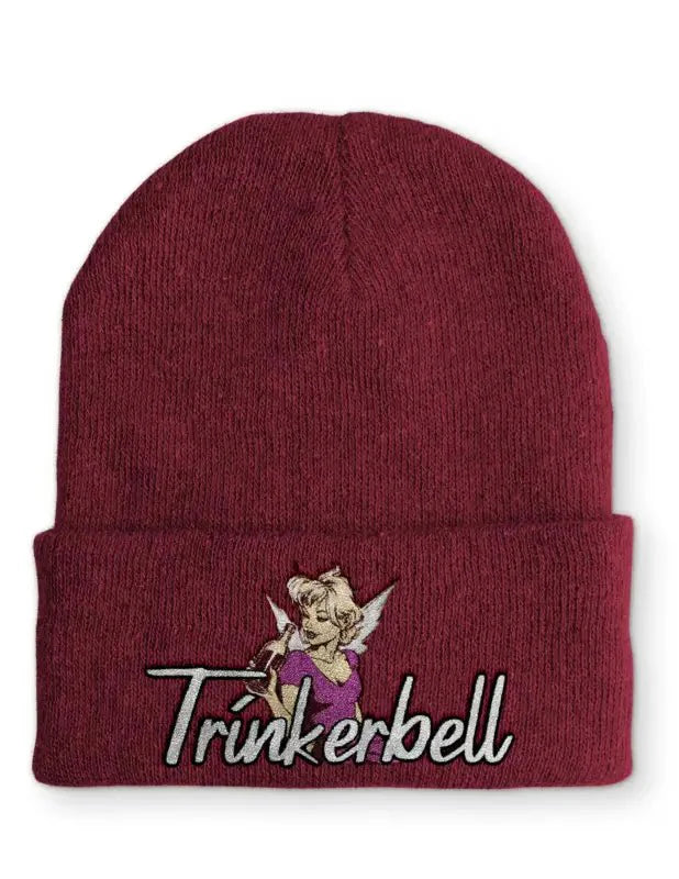 Trinkerbell Statement Beanie Mütze mit Spruch - tshirtladen - Mütze