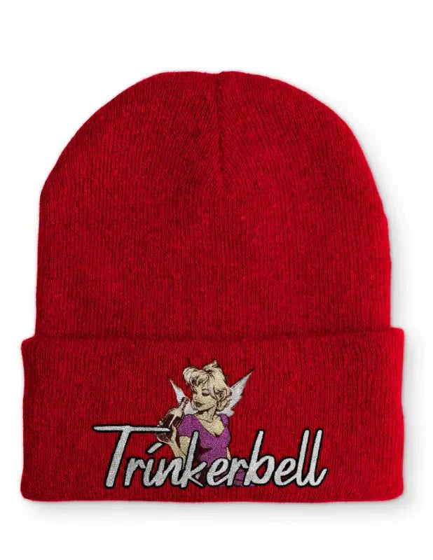 Trinkerbell Statement Beanie Mütze mit Spruch - tshirtladen - Mütze