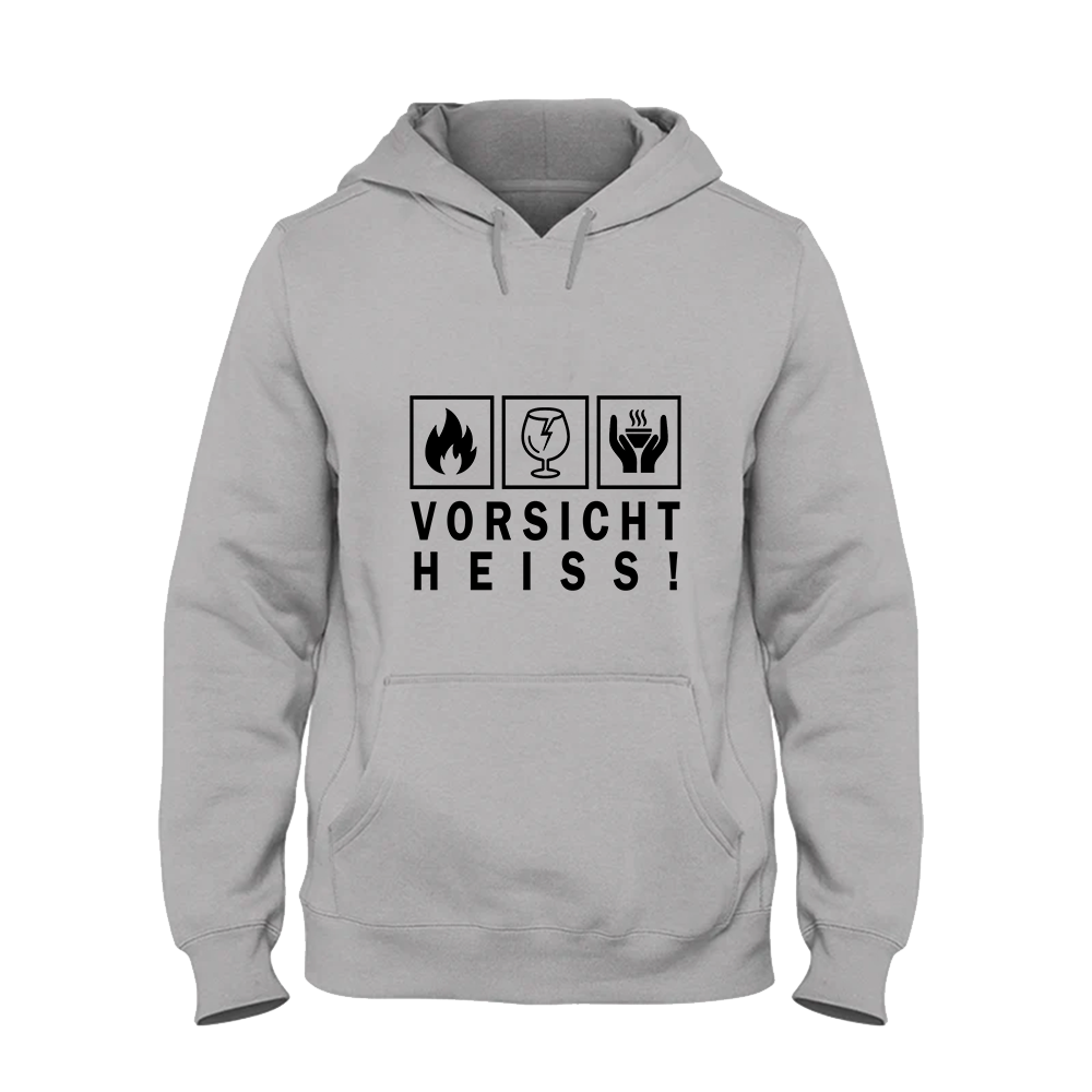 Hoodie Vorsicht heiß