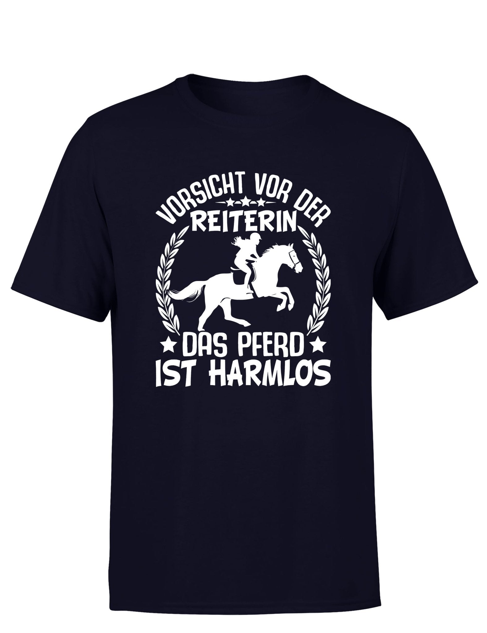 Vorsicht vor der Reiterin Herren T-Shirt - tshirtladen - T-Shirt
