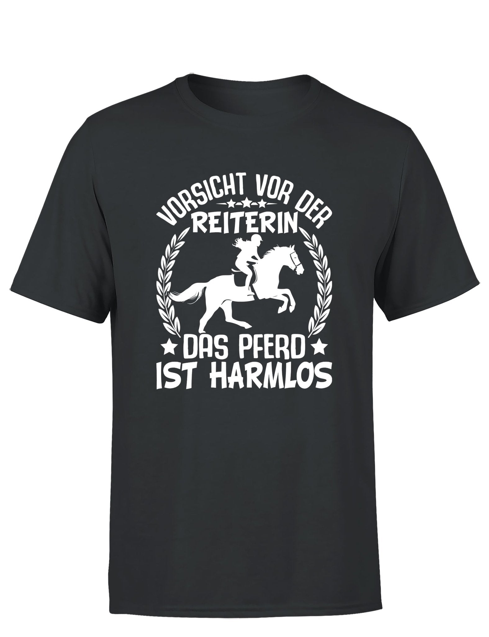 Vorsicht vor der Reiterin Herren T-Shirt - tshirtladen - T-Shirt