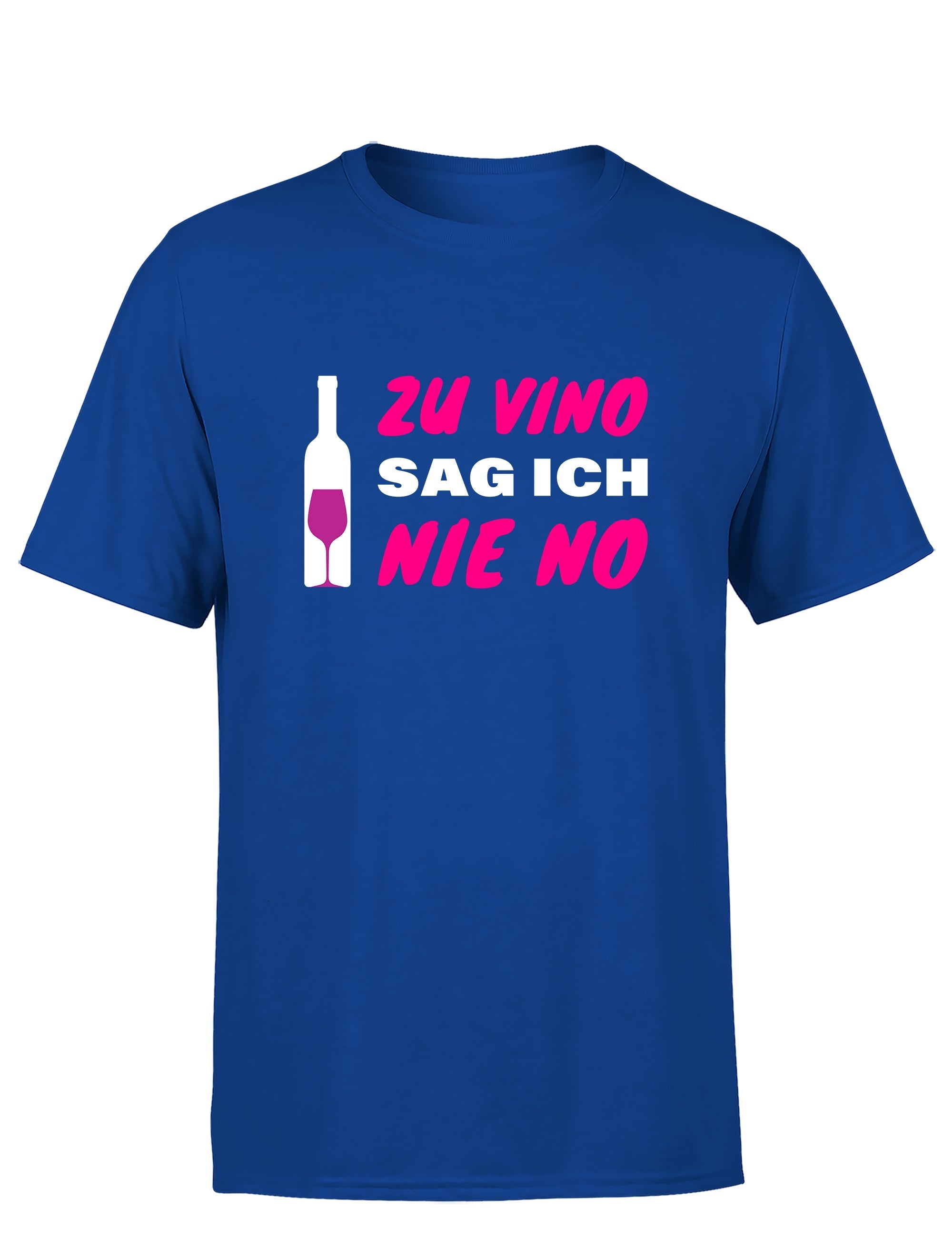 Zu Vino sag ich nie No Statement Herren T-Shirt - tshirtladen