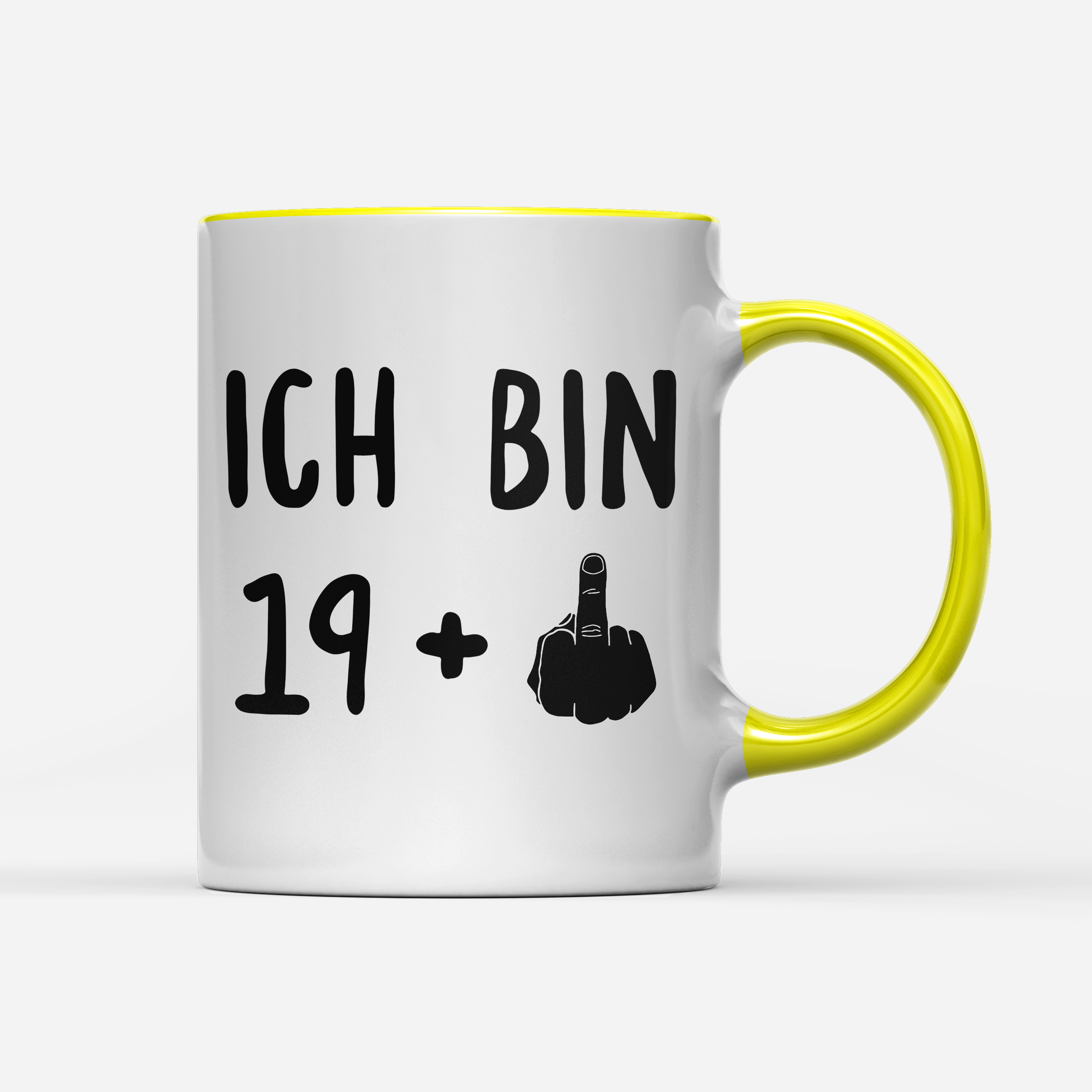 Tasse Ich bin 19+