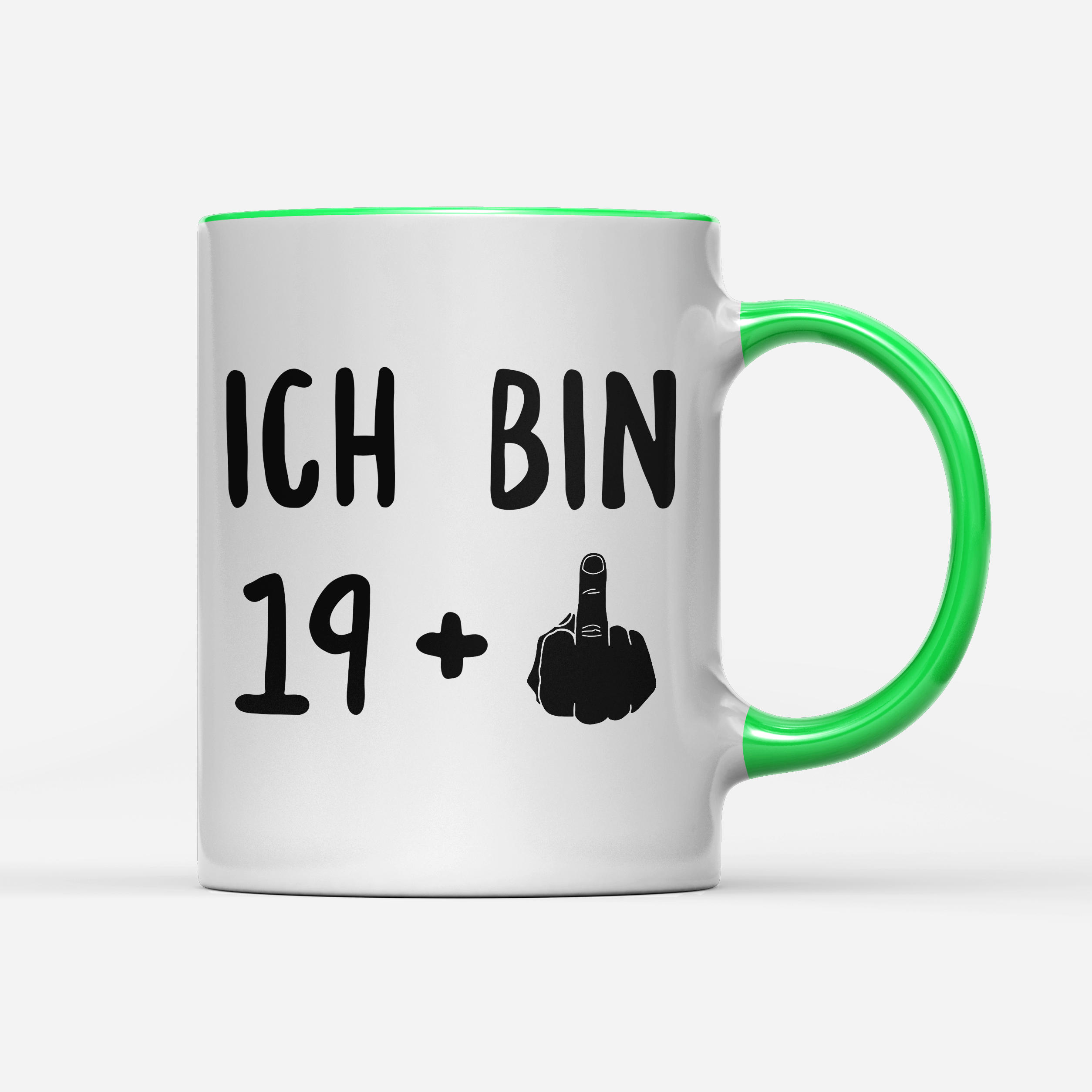 Tasse Ich bin 19+
