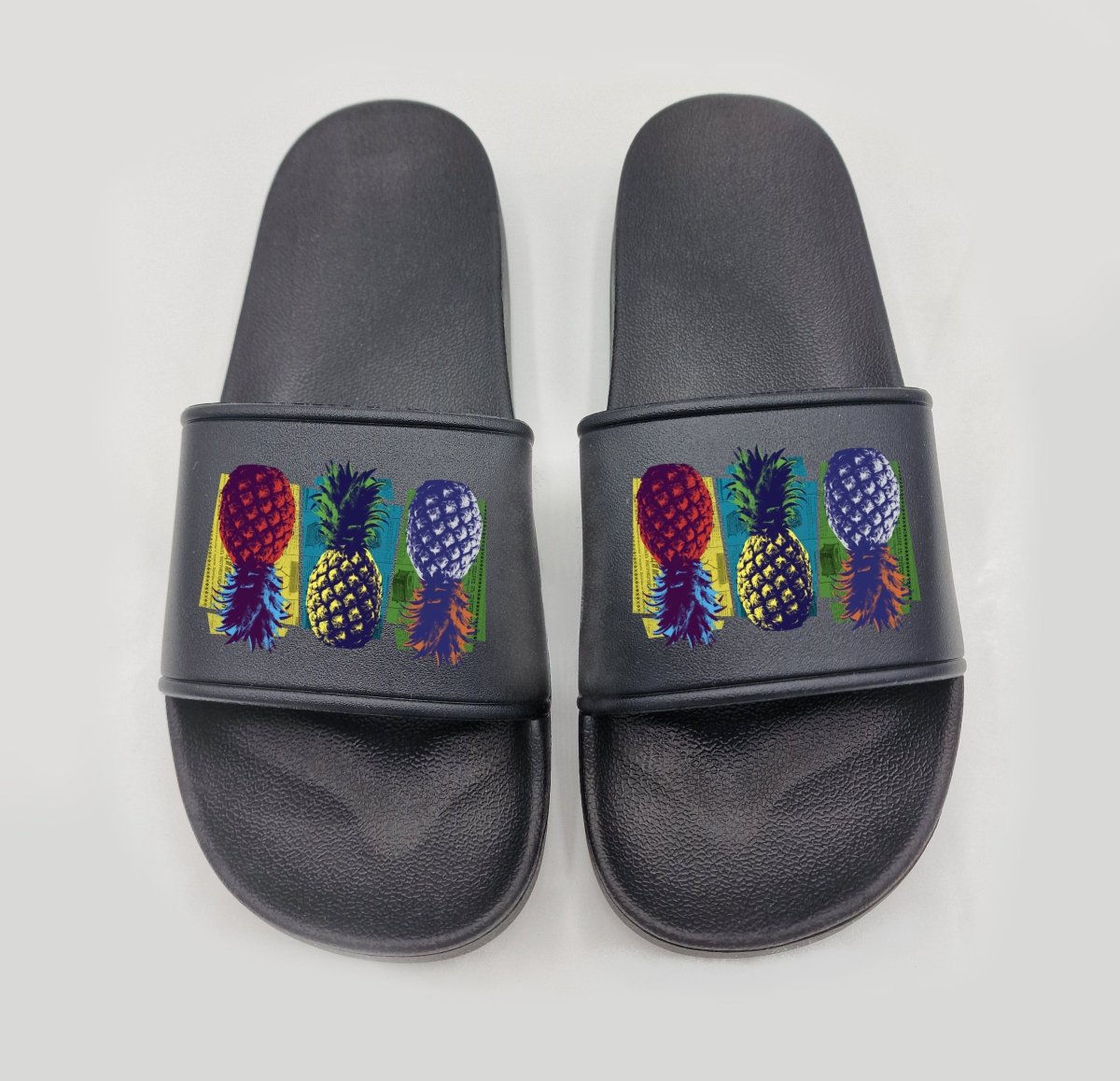 Badeschuhe Ananas - Schwarzer - Kaffee