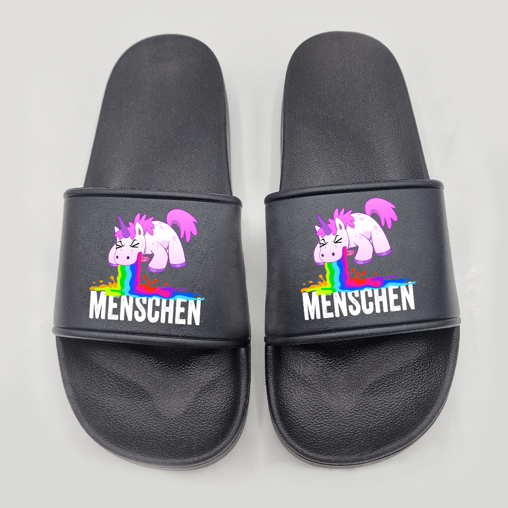 Badeschuhe Menschen - Schwarzer - Kaffee