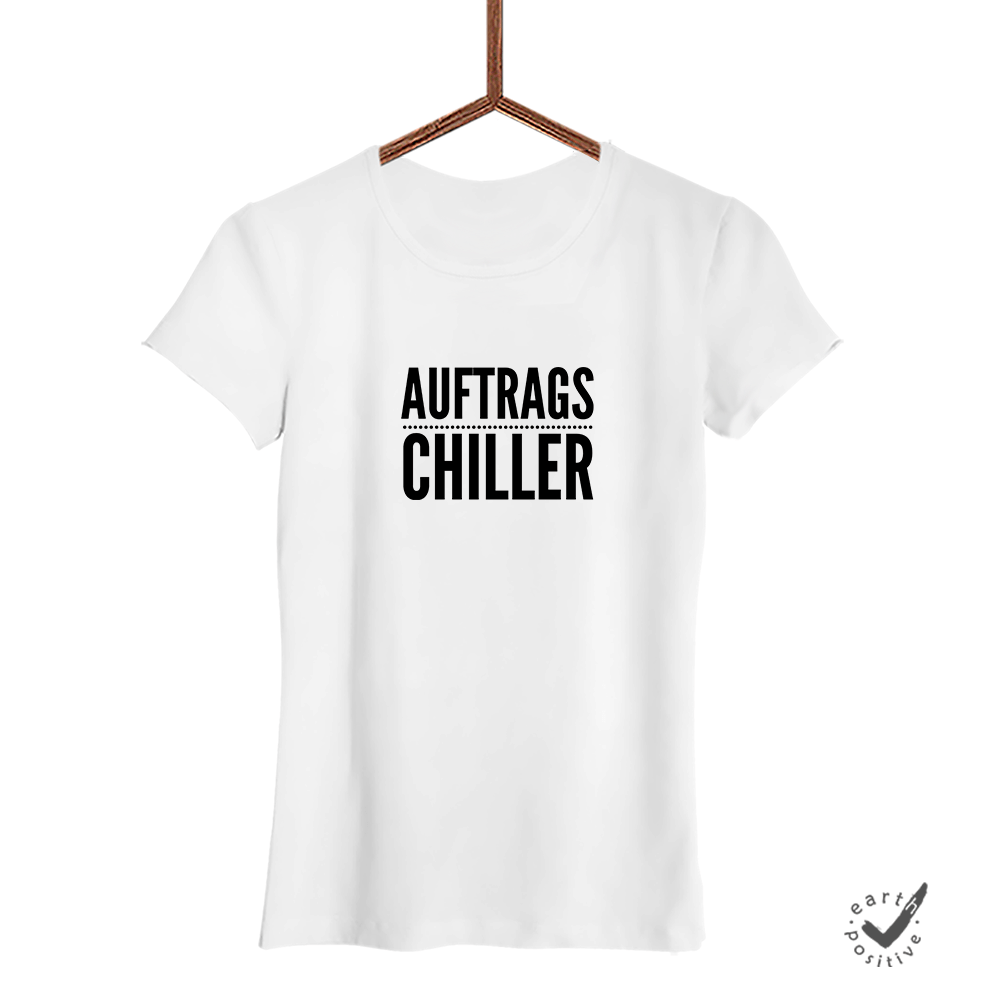 Damen T-Shirt Auftrags Chiller - Schwarzer - Kaffee