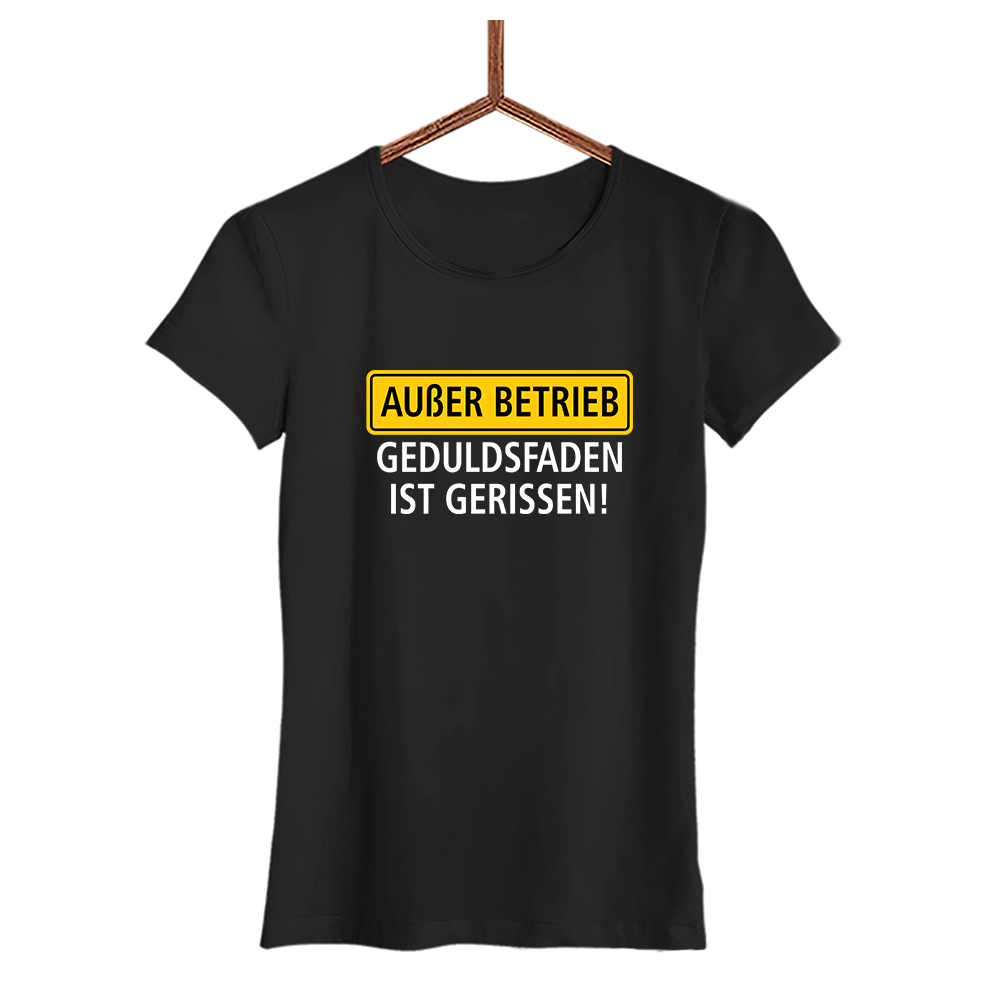 Damen T-Shirt Außer Betrieb - Schwarzer - Kaffee