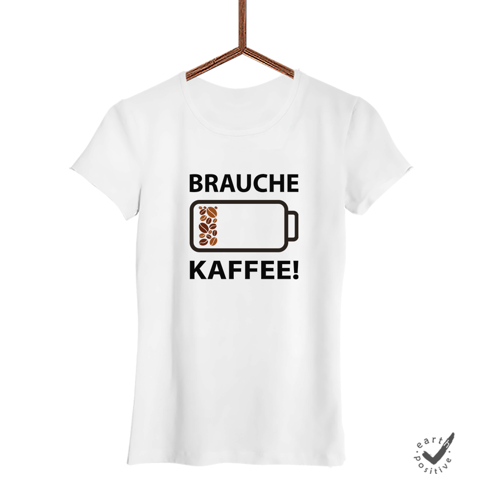 Damen T-Shirt Brauche Kaffee - Schwarzer - Kaffee