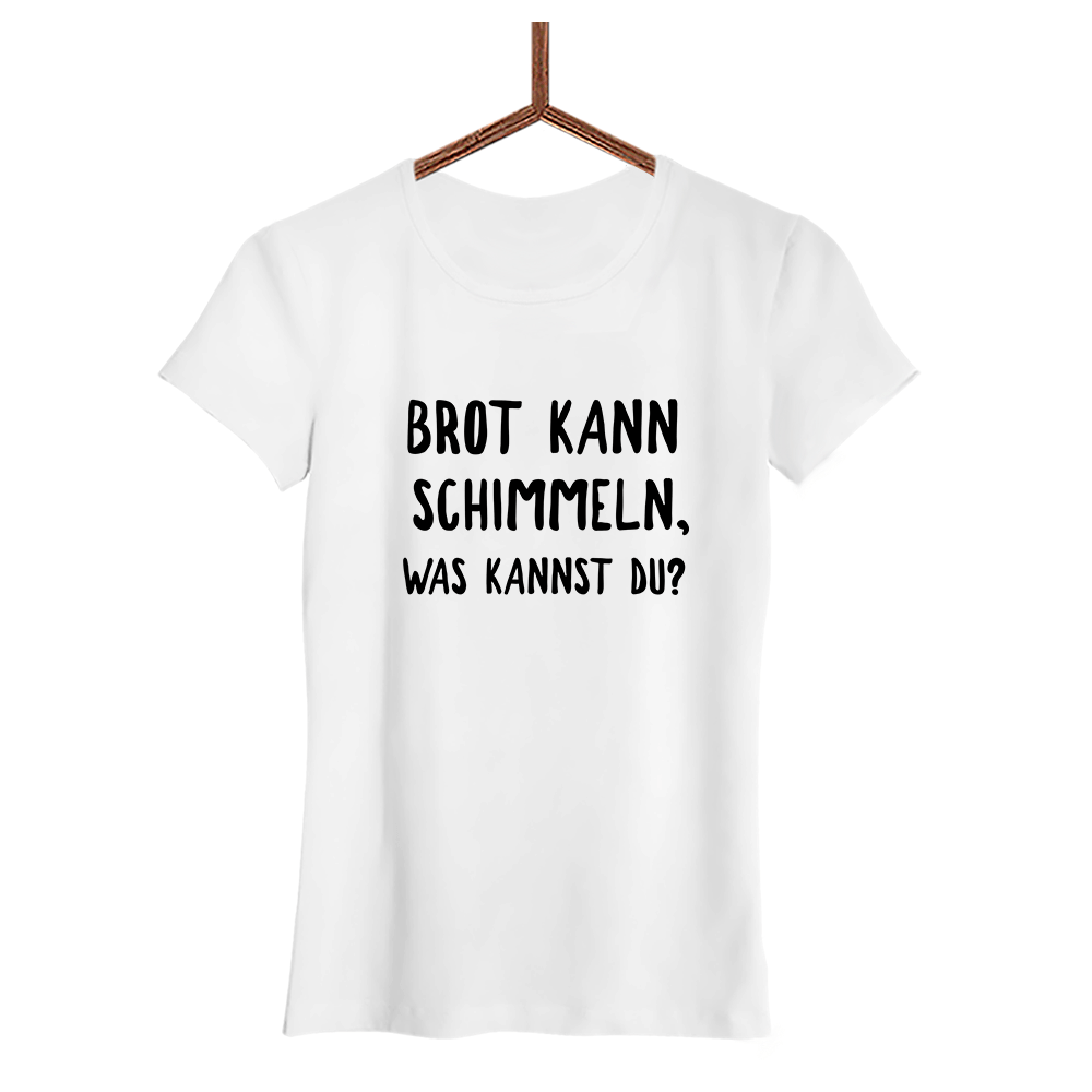Damen T-Shirt Brot kann schimmeln - Schwarzer - Kaffee