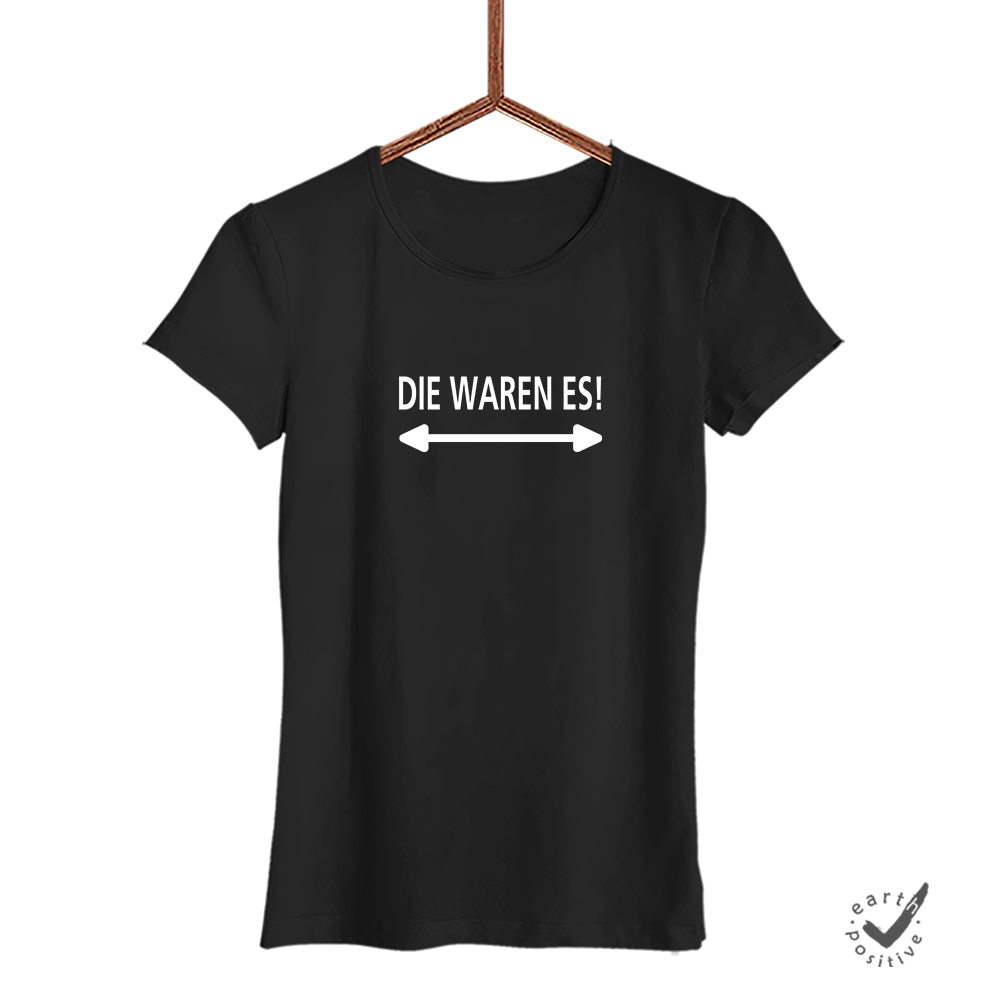 Damen T-Shirt Die waren es - Schwarzer - Kaffee