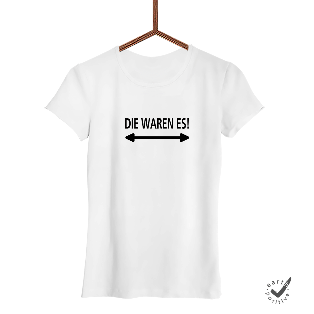 Damen T-Shirt Die waren es - Schwarzer - Kaffee