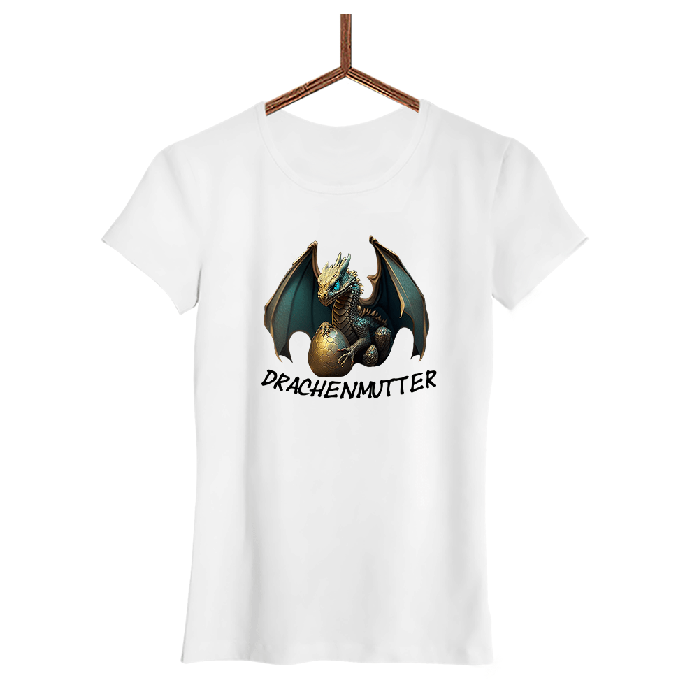 Damen T-Shirt Drachenmutter - Schwarzer - Kaffee