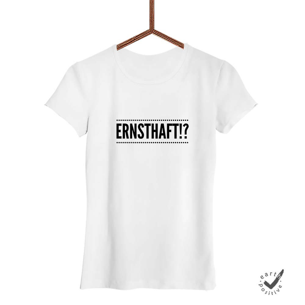 Damen T-Shirt Ernsthaft!? - Schwarzer - Kaffee