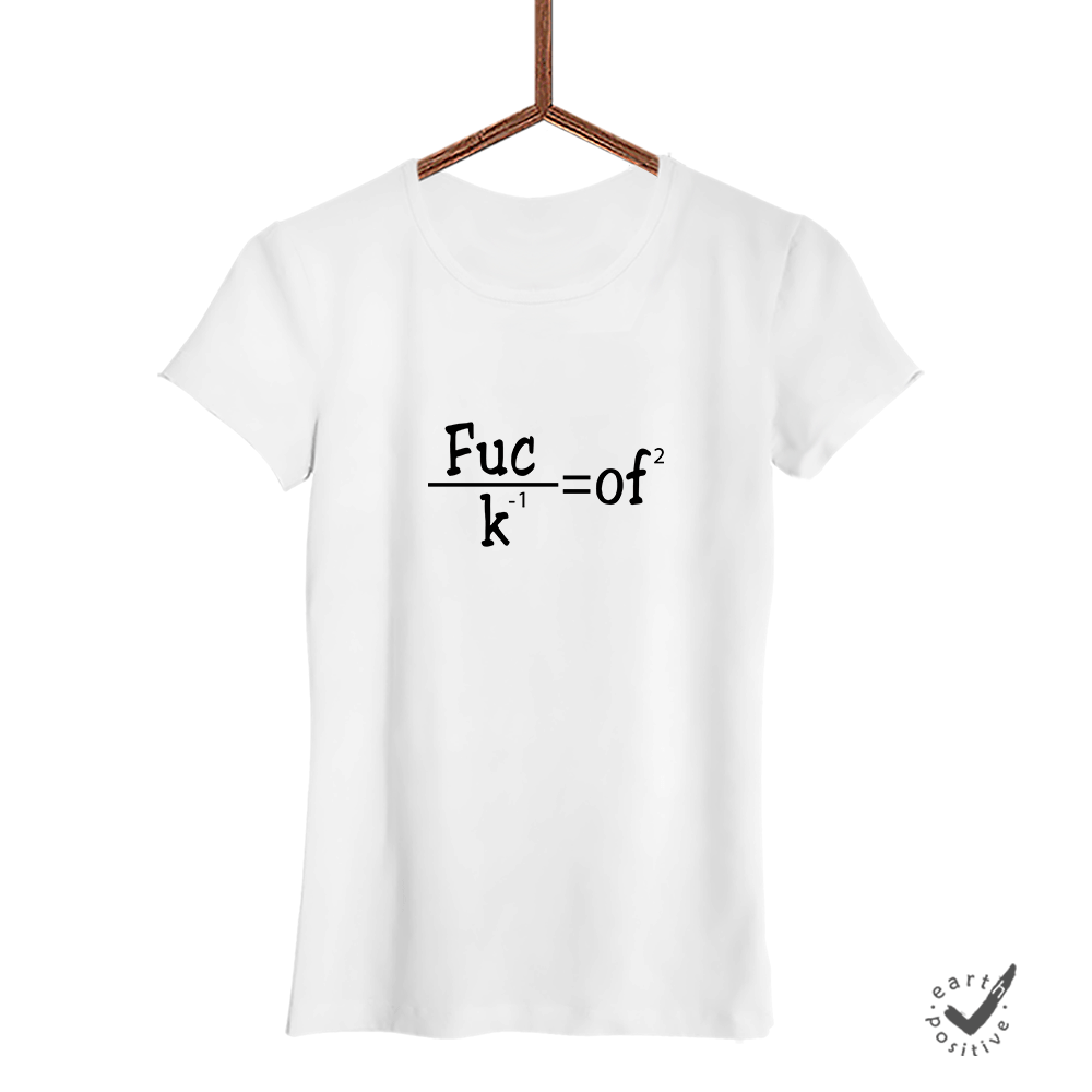 Damen T-Shirt Fuck of - Schwarzer - Kaffee