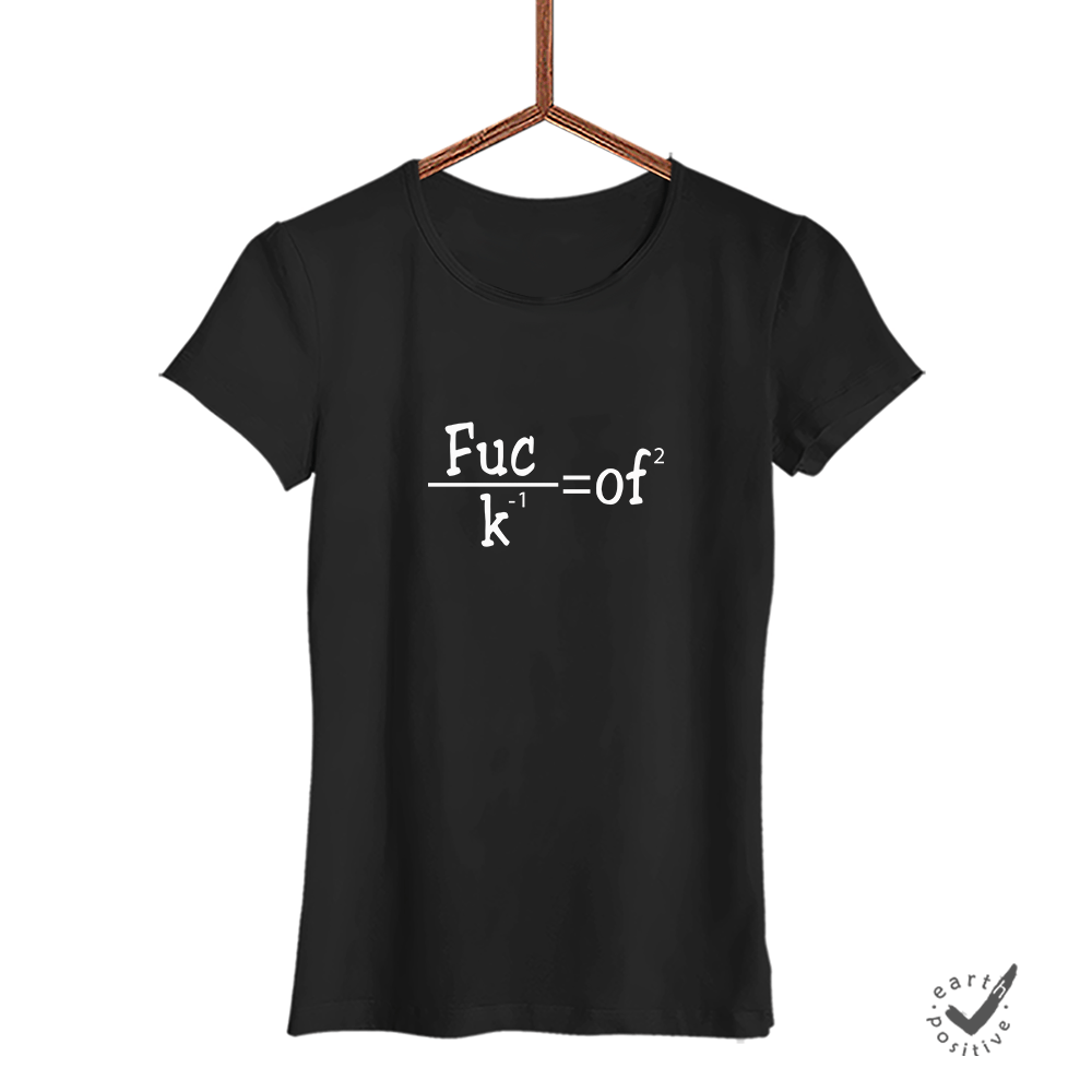 Damen T-Shirt Fuck of - Schwarzer - Kaffee