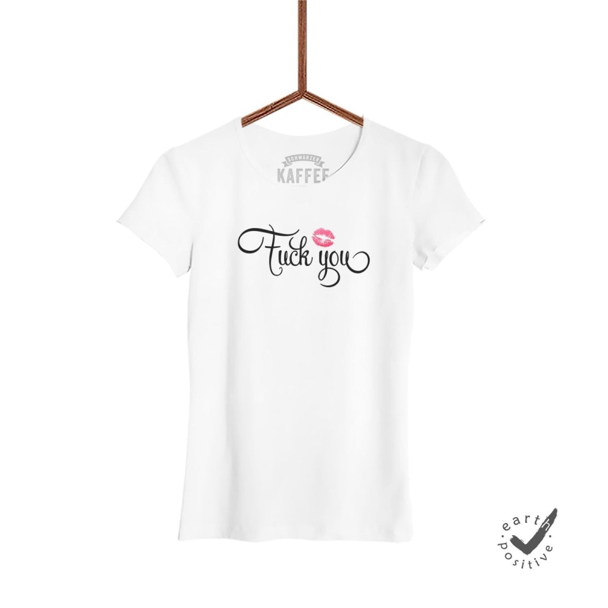 Damen T-Shirt Fy - Schwarzer - Kaffee