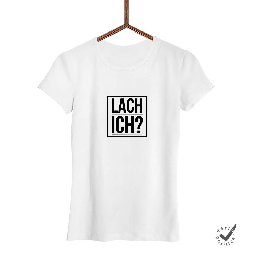 Damen T-Shirt Lach ich - Schwarzer - Kaffee