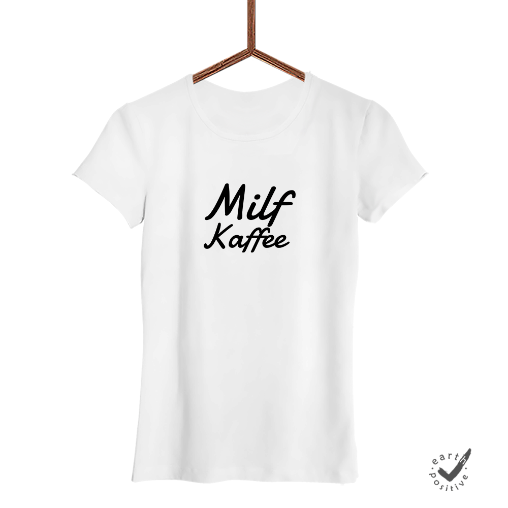 Damen T-Shirt Milf Kaffee - Schwarzer - Kaffee