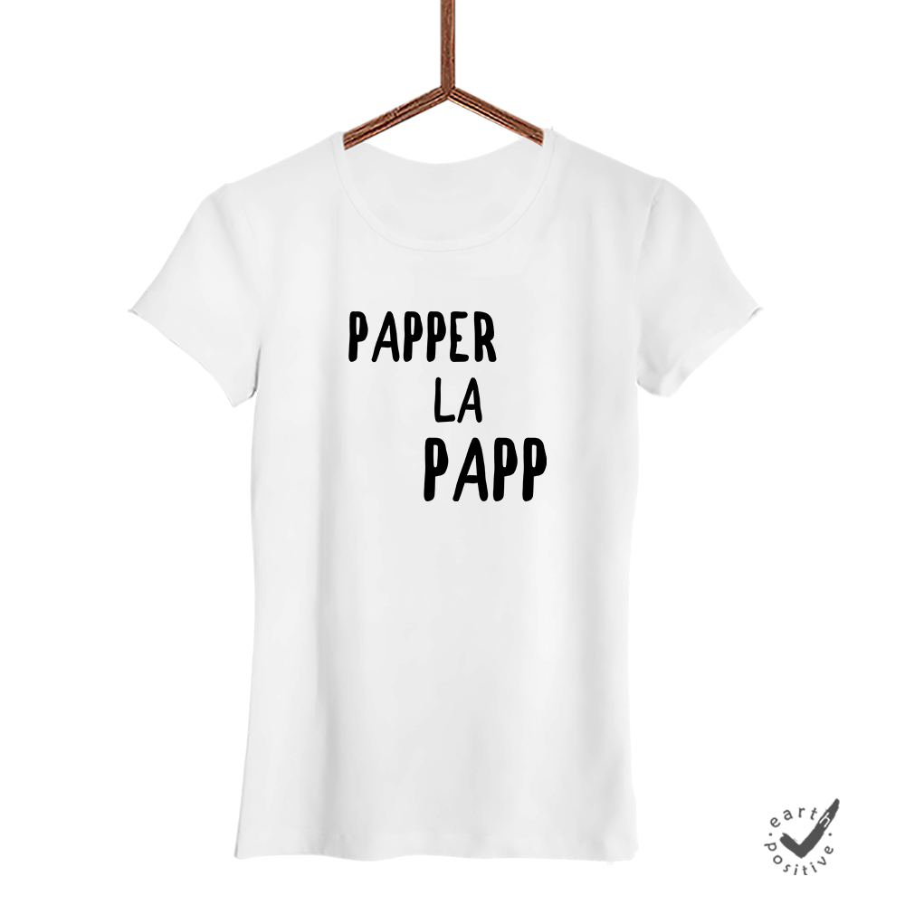 Damen T-Shirt PapperLaPapp - Schwarzer - Kaffee