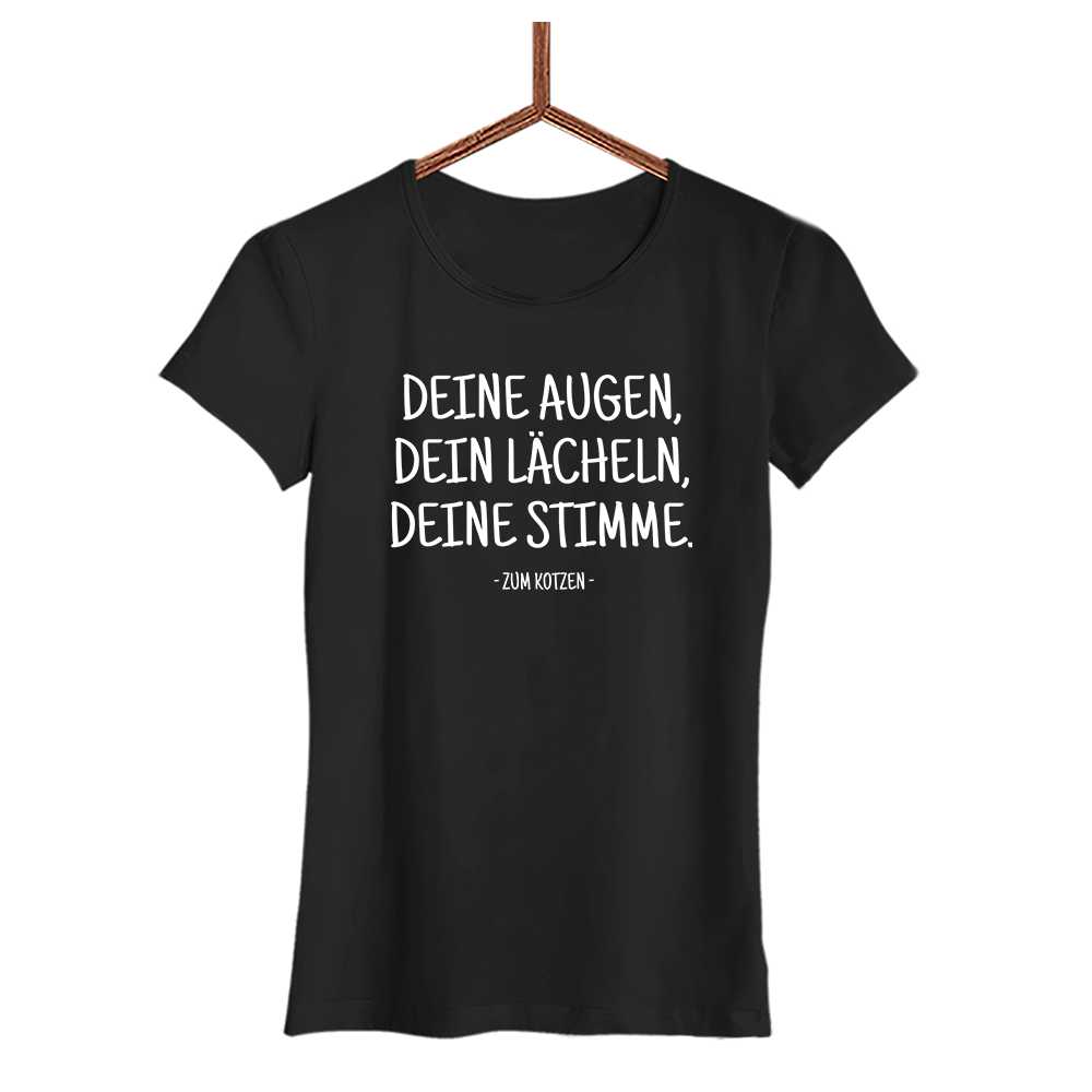 Damen T-Shirt Zum kotzen - Schwarzer - Kaffee