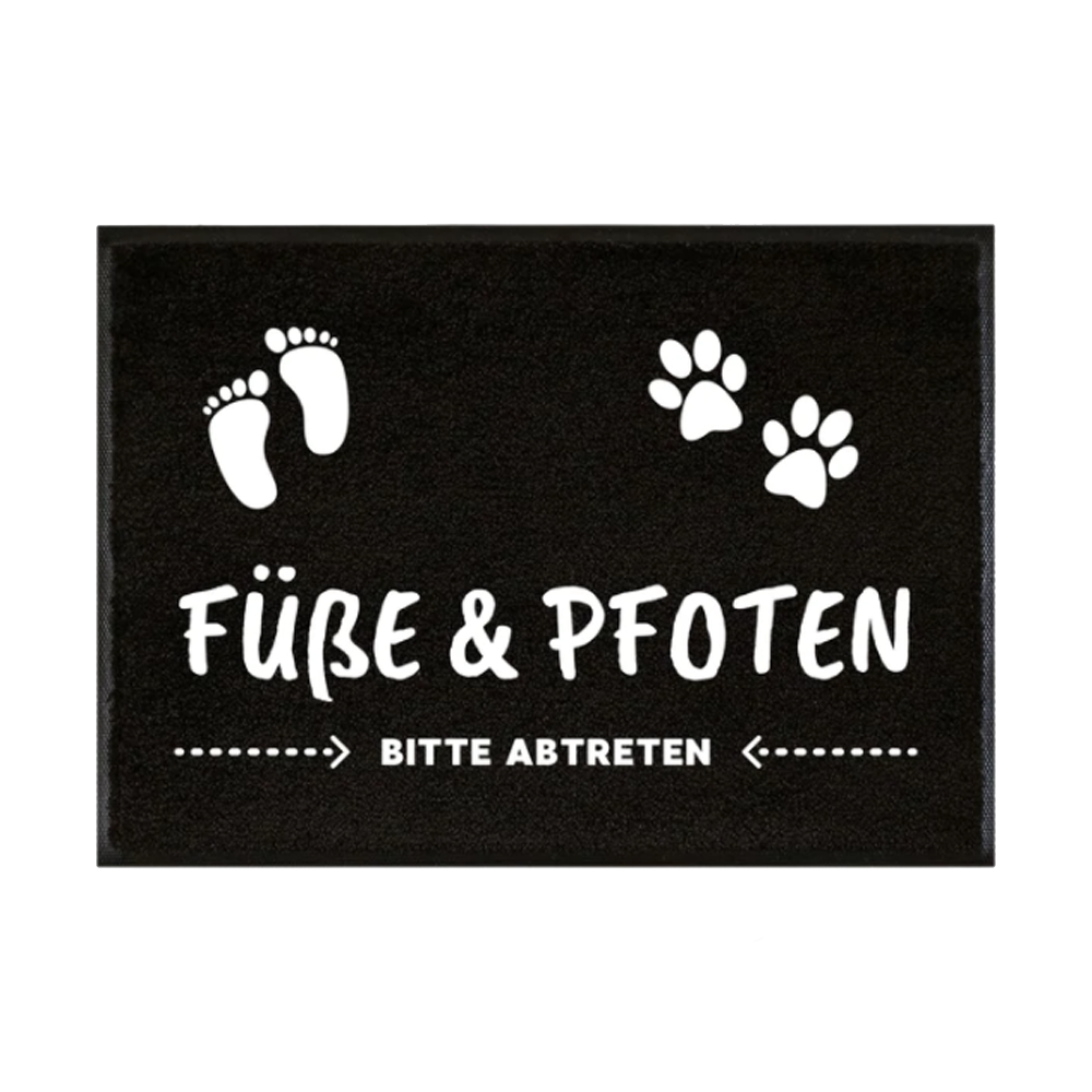 Fussmatte Füße und Pfoten
