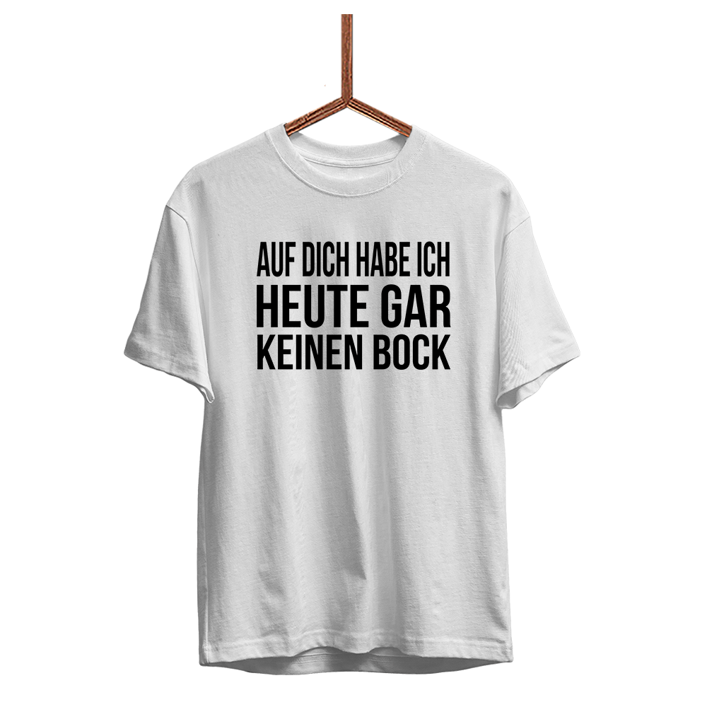 Herren T-Shirt Auf dich habe ich gar keinen Bock - Schwarzer - Kaffee